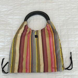 Striped Multicolor Tote Bag
